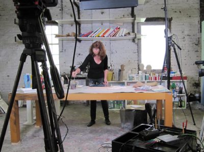 Filmaufnahmen-ONLINE-Videos-Kunstschule1 Bild von den Filmaufnahmen für die ONLINE-Videos Kunstschule1